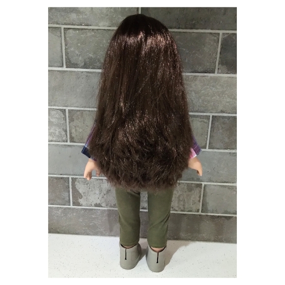 Cititoy My Life As 18" Outdoorsy Doll with Bonus Strawberry Print Umbrella - Picture 6 of 16